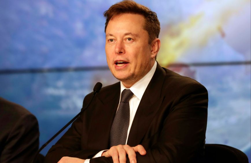 Elon Musk at technology conference