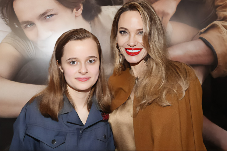 Angelina Jolie Makes Surprise red carpet appearance with daughter Vivienne 