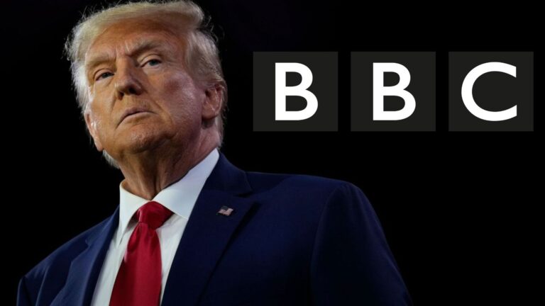 BBC in Crisis: Top Execs Resign After Trump Lawsuit Threat Over “Misleading” Jan. 6 Edit